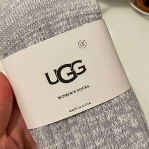 Icelandic Blue Wool Blend Women's Socks